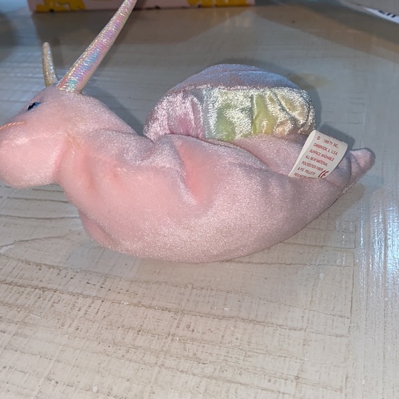 Ty Beanie Babies Swirly The Snail.. heart tag separated. Hologram tush t… - Picture 5 of 10